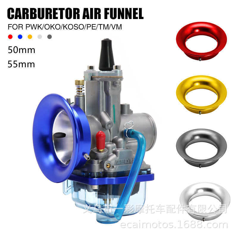 รถจักรยานยนต์ดัดแปลง PWK28 34 คาร์บูเรเตอร์ Flared Air Filter Air Inlet 50mm55mm แคบ Air Filter ถ้วย
