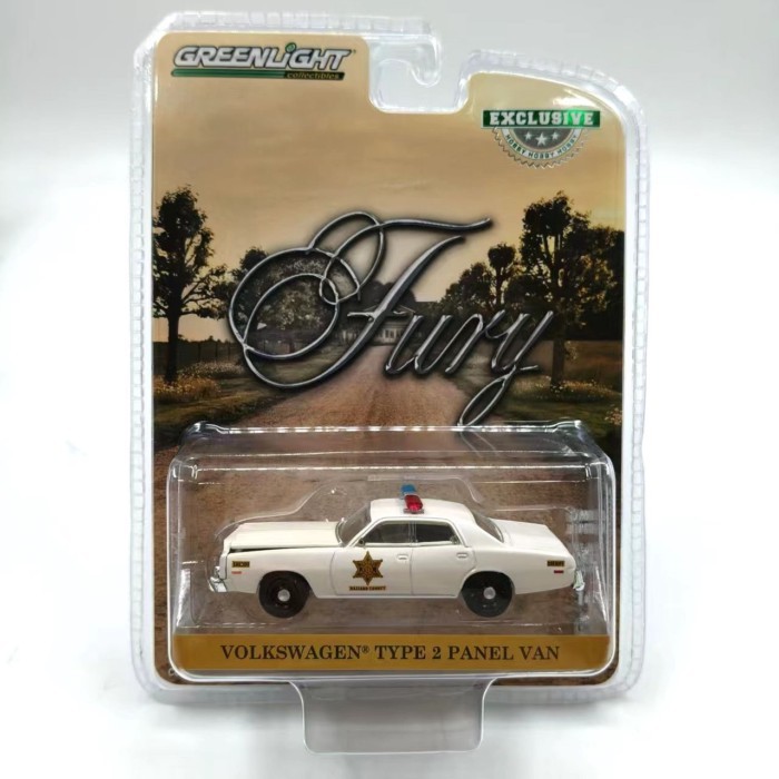 GreenLight GreenLight 1: 64 Plymouth fury1977 จําลองรถรุ่นเครื่องประดับผลิตภัณฑ์สําเร็จรูป
