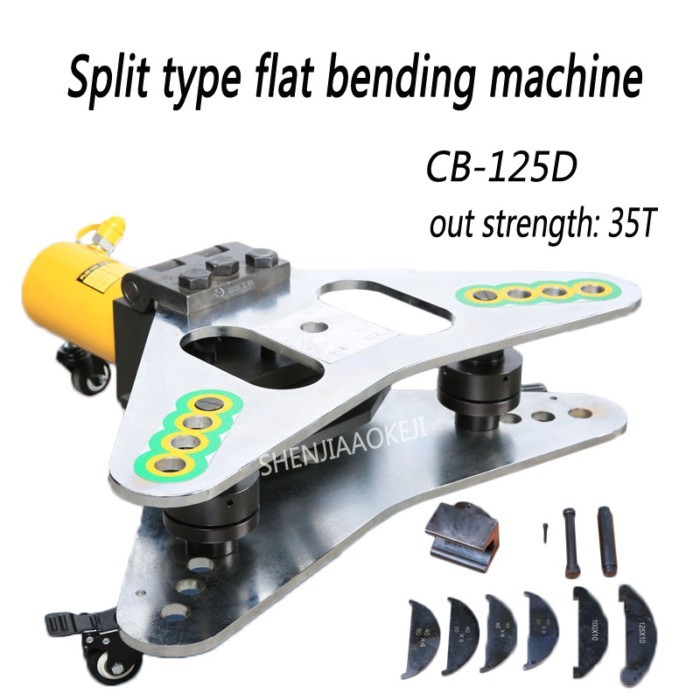 1PC CB-125D Hydraulic Flat Vertical Bending Machine Split Type Copper Row Bending Machine Single Ci