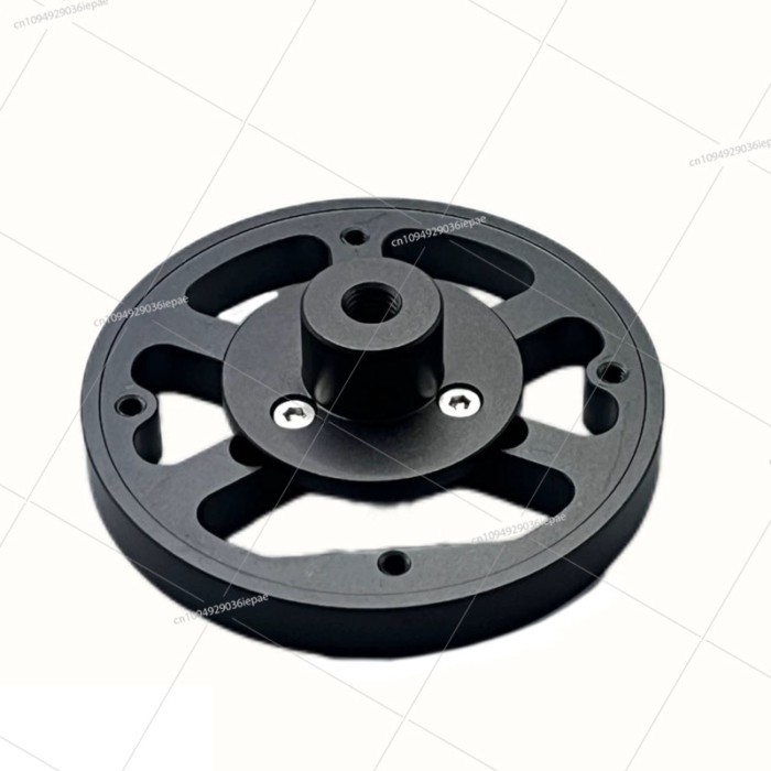 Optical Equatorial Mount Adapter Disc Black/Silver Support EQ3EQ5 Support 3/8 Tripod Single Disc Hi