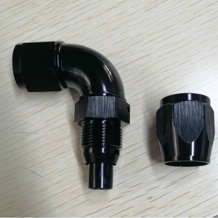 AN8 AN6 -10AN 12AN 16AN Black 550 Series Cutter One Piece Full Flow Swivel 45 90 150 180 Hose Ends