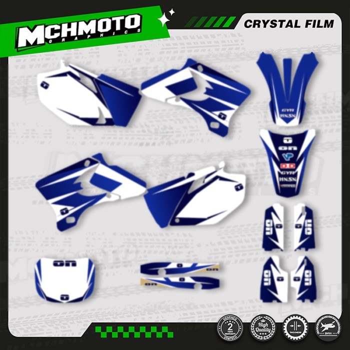 MCHMFG Motorcycle Graphics Stickers For YAMAHA YZF250 YZF450 YZ 250F 450F 2003 2004 2005 Number Nam