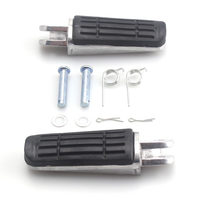 motorcycle Front Footrest Foot Pegs Pedals For YAMAHA FJR 1300 FZ1 FZ400 FZ6R XJR400 YZF 1000 R1 YZ