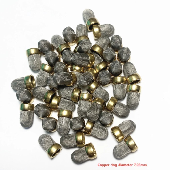 100pieces Metal Micro Filter Copper ring diameter 7.03mm for Fuel Injector Repair Kits(AY-F51016)