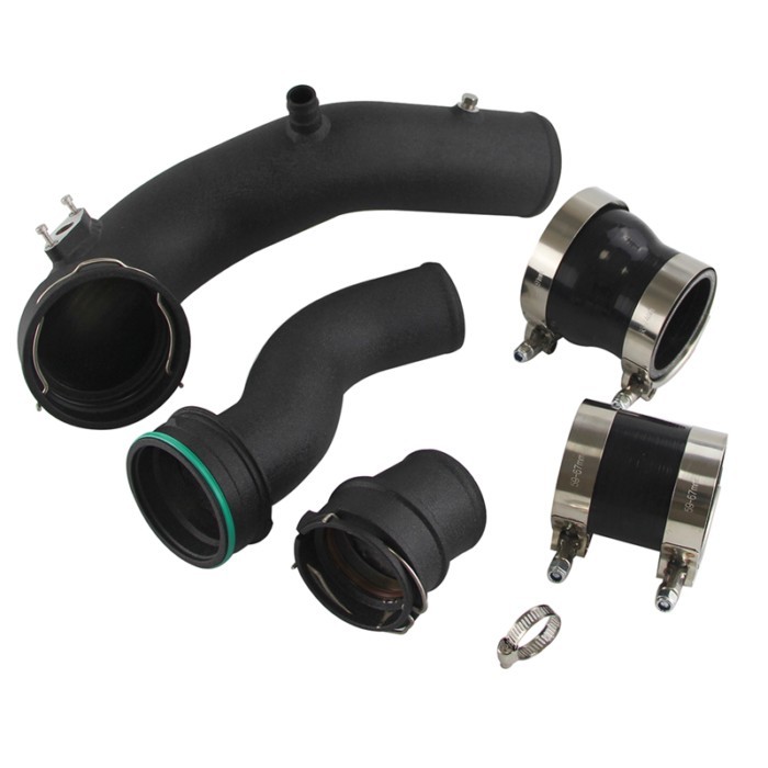 Intercooler Turbo Charge Boost Pipe for BMW X5 E70 3.0d/3.0sd  Black
