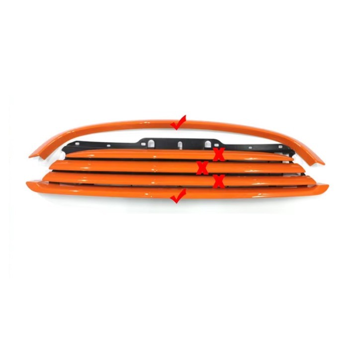 Brand New ABS Plastic Racing Style  Mini Cooper  Front Grille Trims For Mini Cooper R55 R56 R57 R58