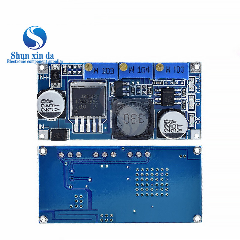 LM2596 DC-DC Step Down CC CV โมดูลจ่ายไฟ LED Driver เครื่องชาร์จแบตเตอรี่ปรับ LM2596S แรงดันไฟฟ้ากระ