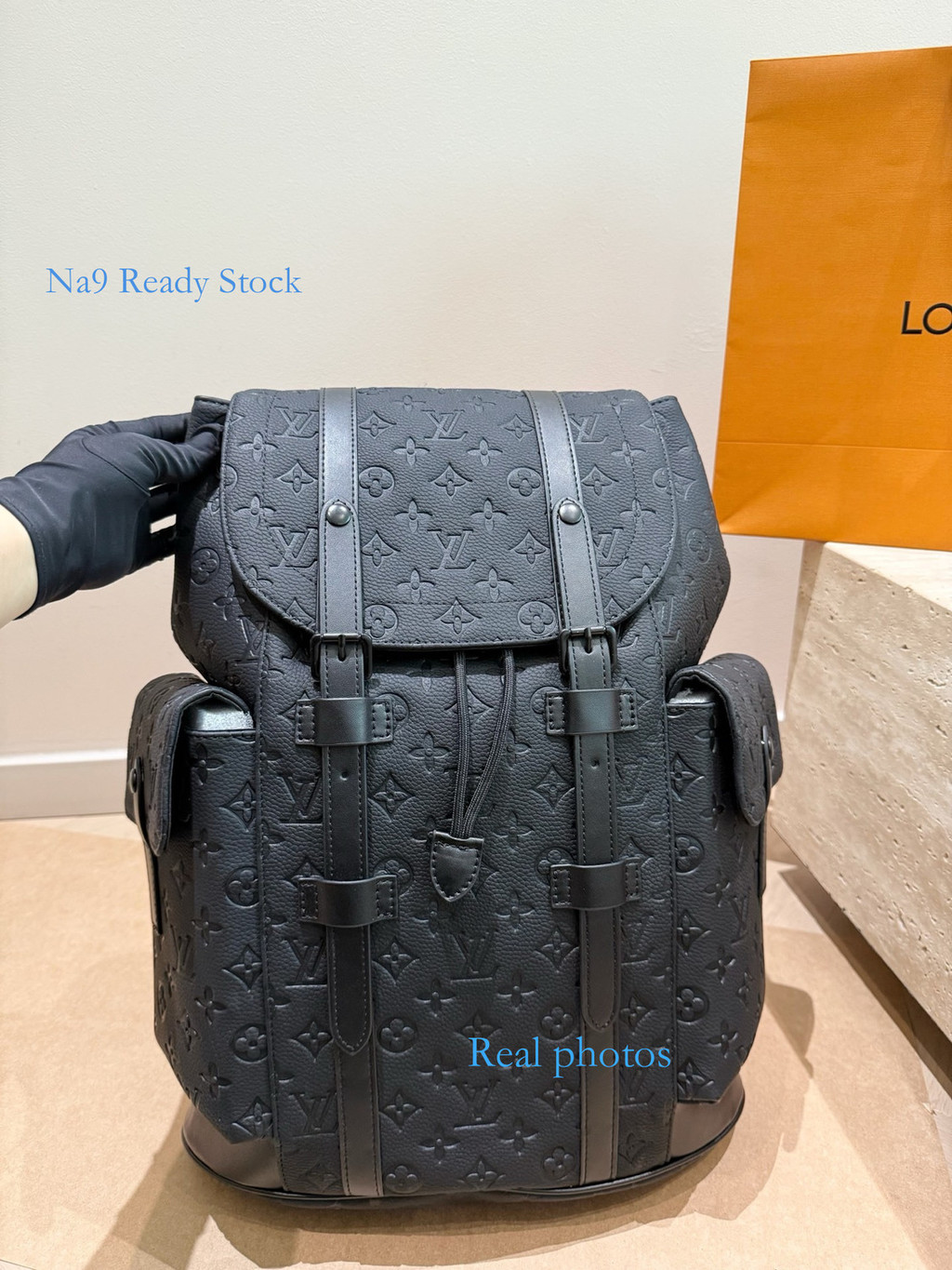 [na9 Ready Stock] Size: 37 * 45cm Backpack Backpack School Bag Unique Fashion Briefcase All-Match