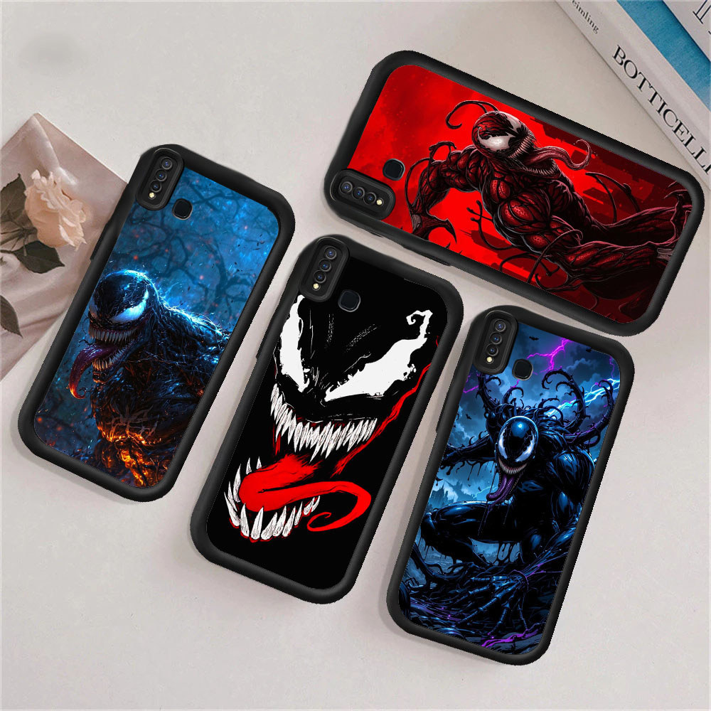 WA38 Marvel Venom สําหรับ Hp ชุบ VIVO Y30 Y33s Y22 Y22s Y28s Y18i Y35 Y31 Y21 Y18 Y21e Y27s Y21t Y27
