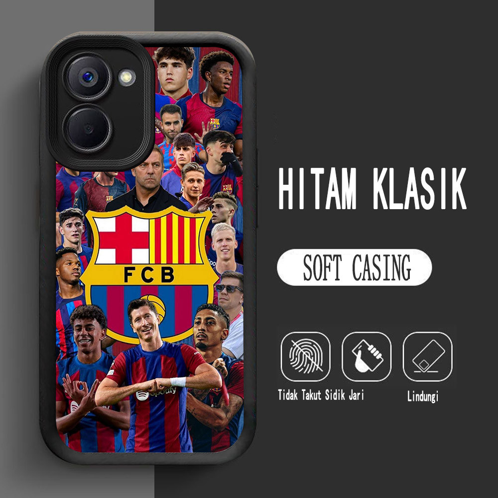 Y-17 Club_Barce_lona ปลอกซิลิโคนสําหรับ Xiaomi Redmi K60 Ultra A1 A2 Poco C65 M7 Pro 13C 15C 5G กรณี