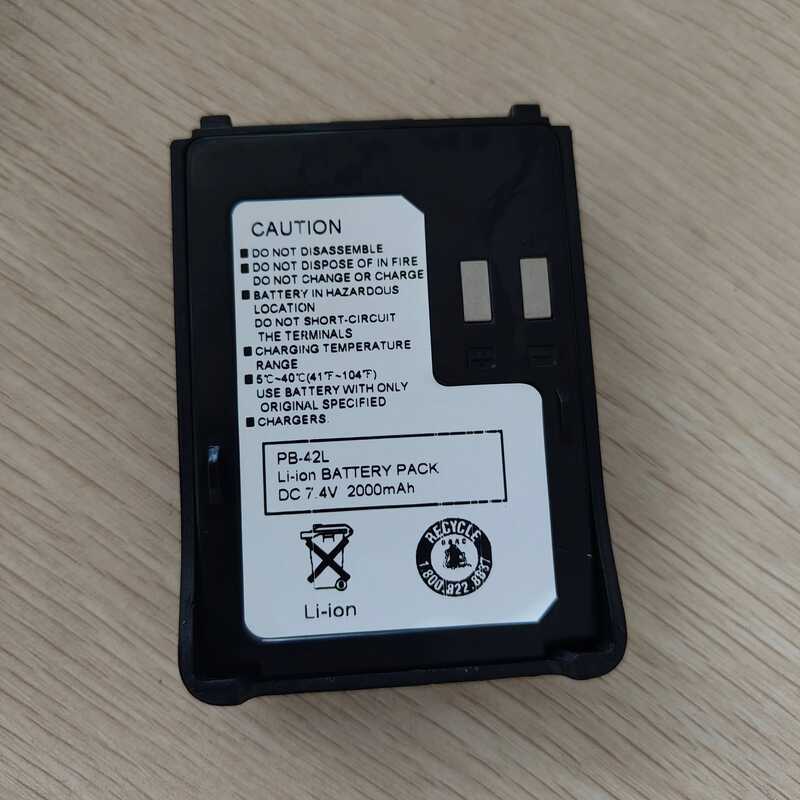 ▥ Pb-42L แบตเตอรี่ Li-Ion 7.4V 2000Mah สําหรับ KENWOOD Walkie Talkie Th-F6 Th-F6a Th-F6e Th-F7