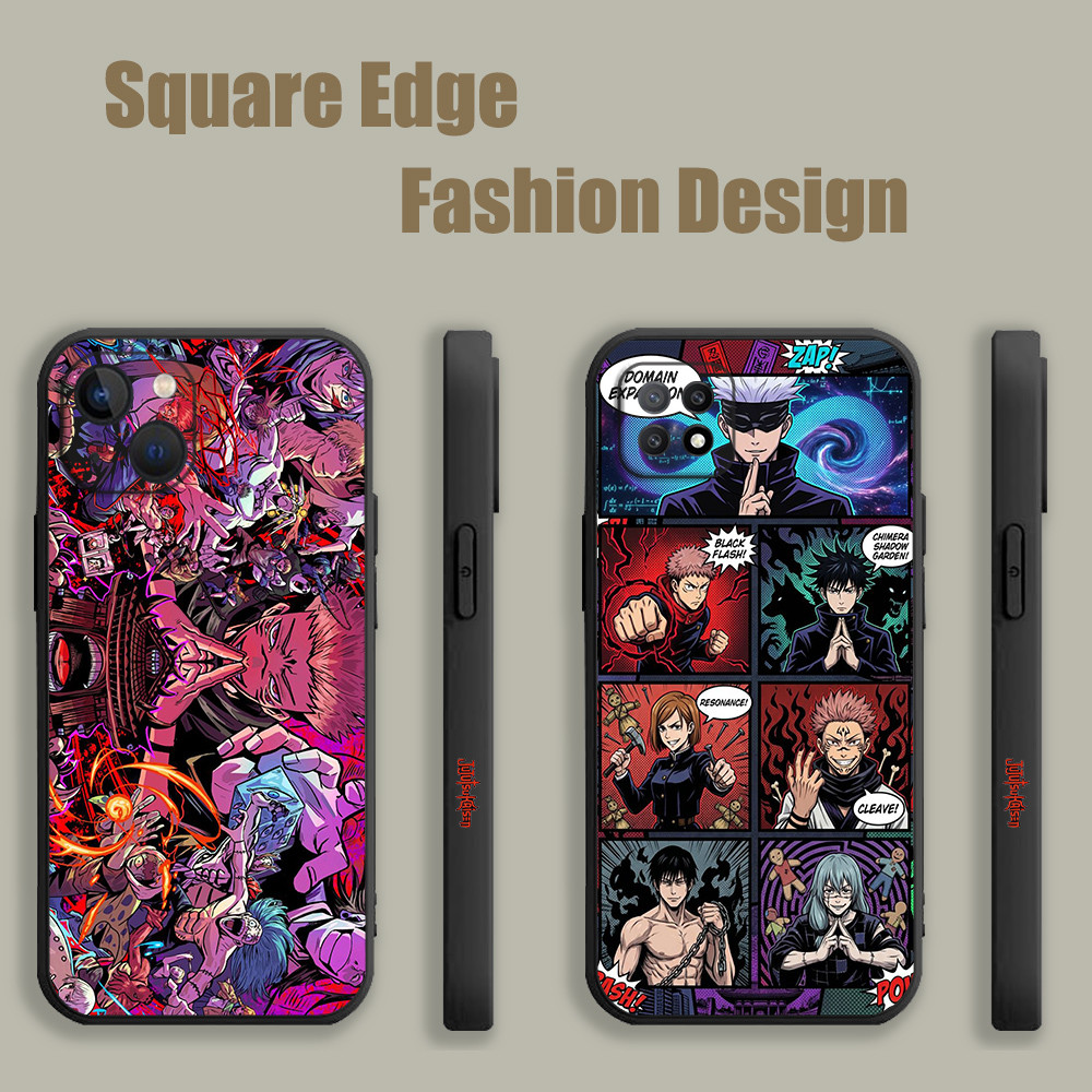 ปลอกสําหรับ Redmi หมายเหตุ 12 Turbo K70 12 13 Pro A3 14C หมายเหตุ 14 Jujutsu Kaisen รูป YDB05 เคสโทร