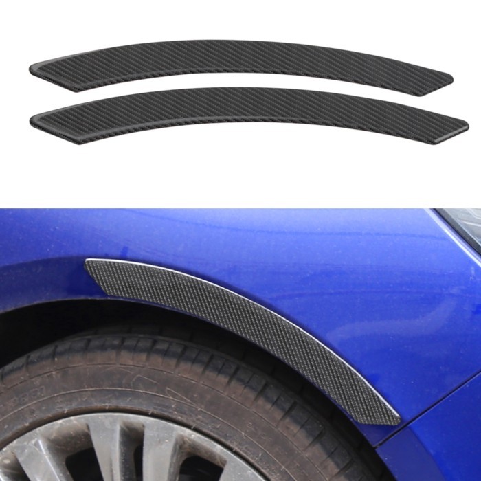 2pcs Car Wheel Rim Eyebrow Protector Wheel Arch Mouldings Stickers Decorative Strip Bumper Protecto