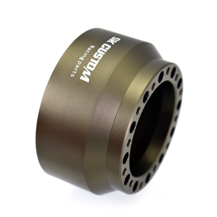 For Peugeot 206 Steering Wheel Short Hub Adapter CNC Forged aluminum Alloy Steering Wheel Base Boss