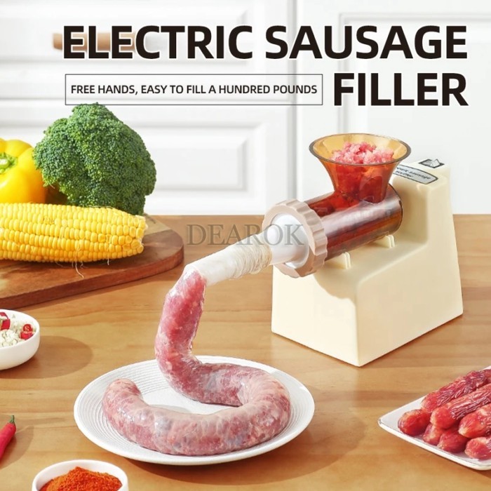 Kitchen Electric Sausage Filling Machine Meat Grinder Household Meat Sausage Maker Automatic Sausag