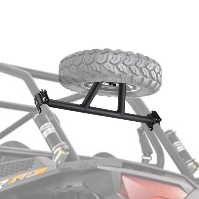 #2879464 UTV Black Metal Spare Tire Carrier Compatible with Polaris RZR XP 1000 /XP 4 1000 /RZR XP