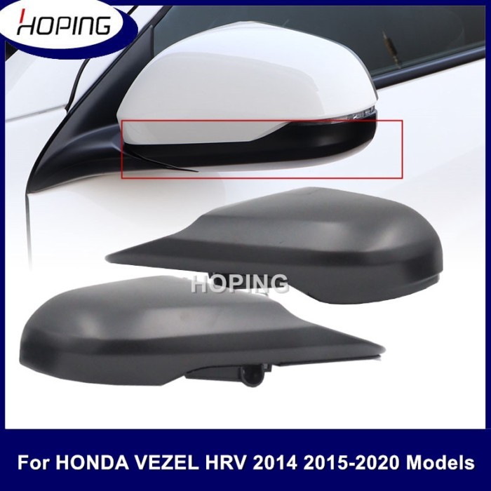 Hoping  Rearview Mirror Lower Cover Case For HONDA VEZEL HRV 2014 2015 2016 2017 2018 RU1 RU5 76293