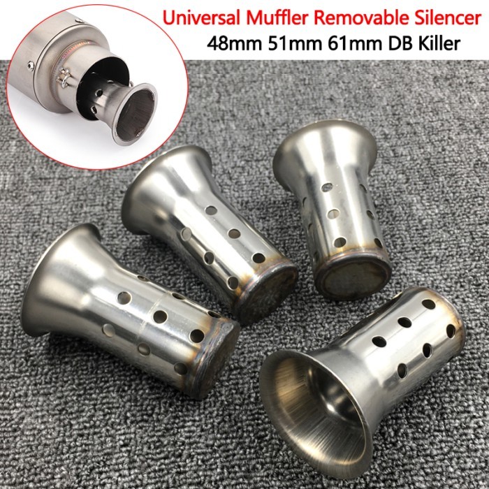 Universal Acccessories Motorcycle 48mm 51mm 61mm DB Killer Exhaust Can Muffler Insert Baffle DB Kil