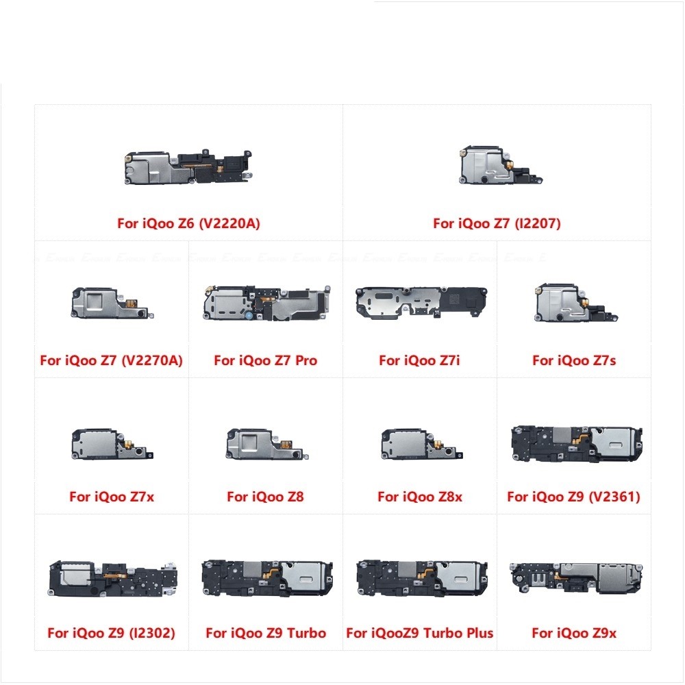 ด้านหลัง Buzzer Ringer โมดูลลําโพงลําโพงลําโพง Flex สายสําหรับ Vivo iQoo Z6 Z7 Pro Z7i Z7s Z7x Z8 Z8