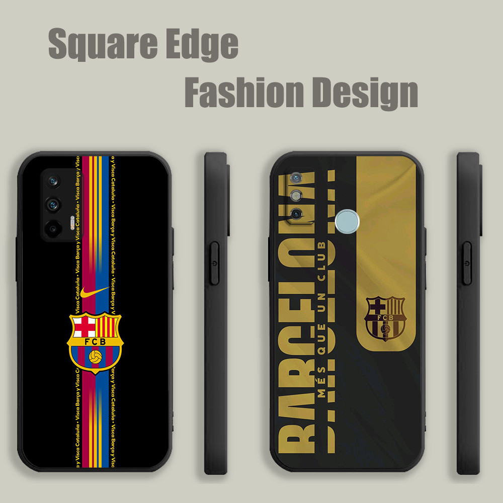ปลอกสําหรับ Redmi หมายเหตุ 9 9 T 11 12 8 13 Pro Plus 4G 5G FC Barcelona DJW22 เคสโทรศัพท์ขอบสี่เหลี่