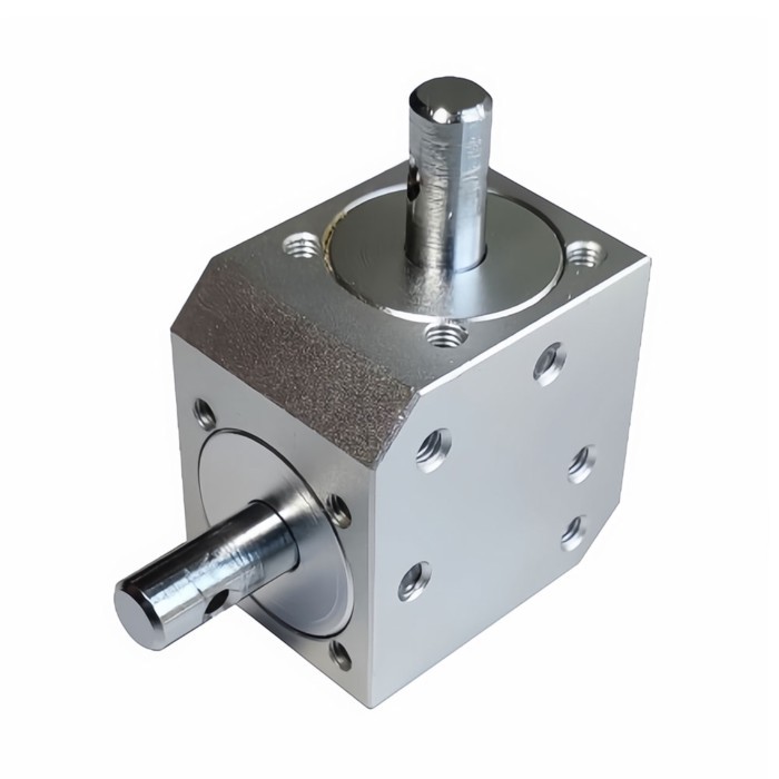 New Right angle conical bevel gearbox right angle commutator device speed ratio 1:1 double 8MM shaf