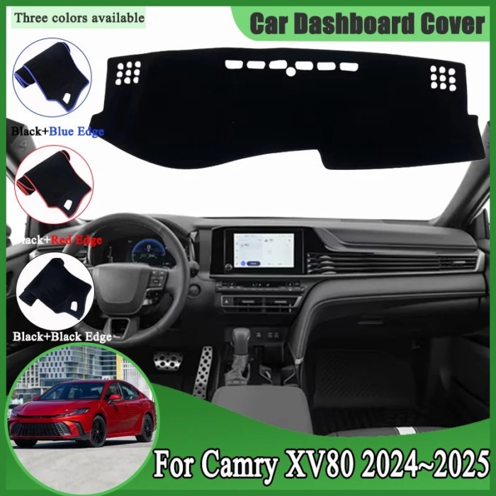 For Toyota Camry XV80 2024 2025 MK9 9th Car Dashboard Cover Dashmat Avoid Light Sun Shades Mat Carp