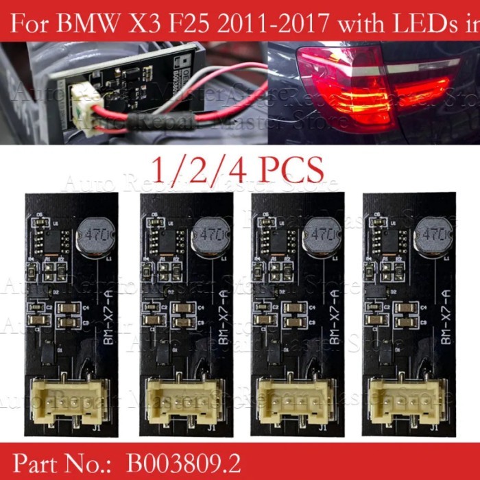 1/2/4 PCS For BMW X3 F25 2011-2017 Rear Driver F25 B003809.2 LED Light Plug and Play Repair Replace