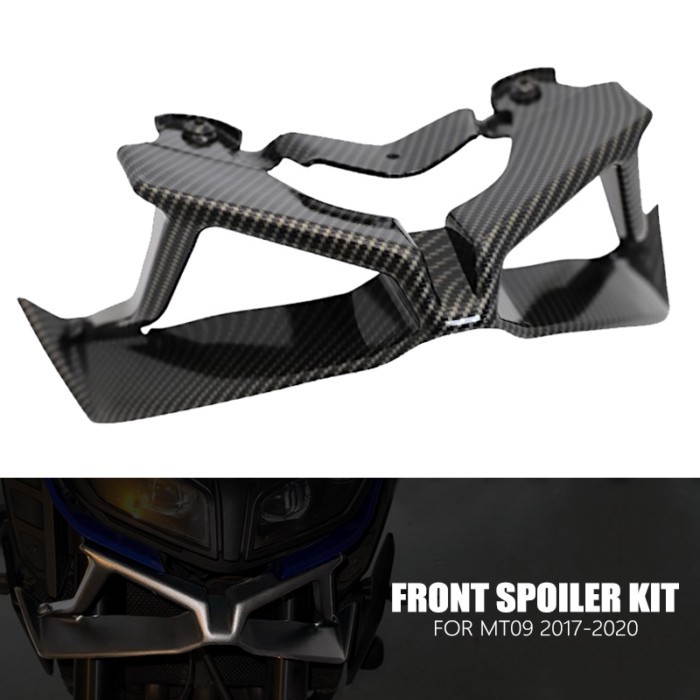 For YAMAHA MT09 MT 09 MT-09 Carbon Front Downforce Spoilers mt09 MT09 SP Downforce naked frontal sp