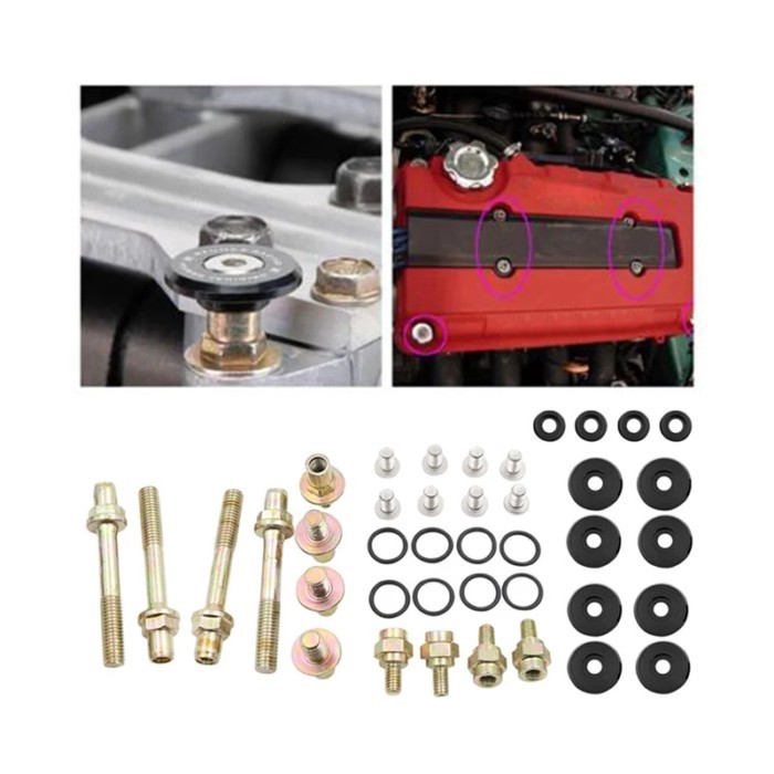 Engine Valve Cover Washer Profile Bolt Low FOR Honda Acura B-Series B16 B18 B20 Racing Low Profile