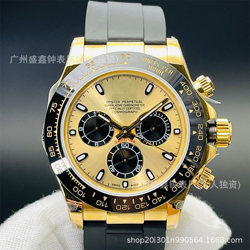 2026 แฟชั่นกีฬา C ผู้ผลิต Labor Universe Chronograph Daytona นาฬิกาผู้ชาย Panda Di Gold อัตโนมัตินาฬ