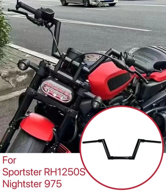 Motorcycles 1-1/4" Handlebars For Harley Sportster S 1250 RH1250S Nightster 975 RH975 21-Up Handleb