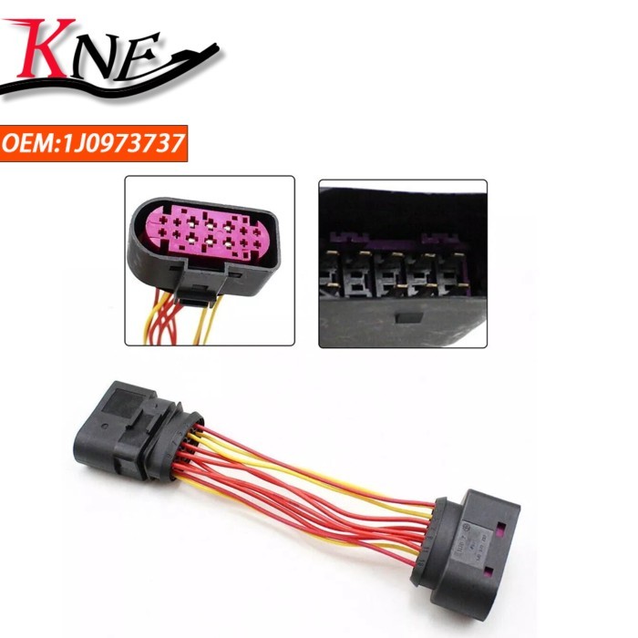 1J0973737 1J0973835 1J0973837 10-14-Pin Headlight Xenon Lamp Plug Connector For Golf MK6 A3 A4 Q3 Q