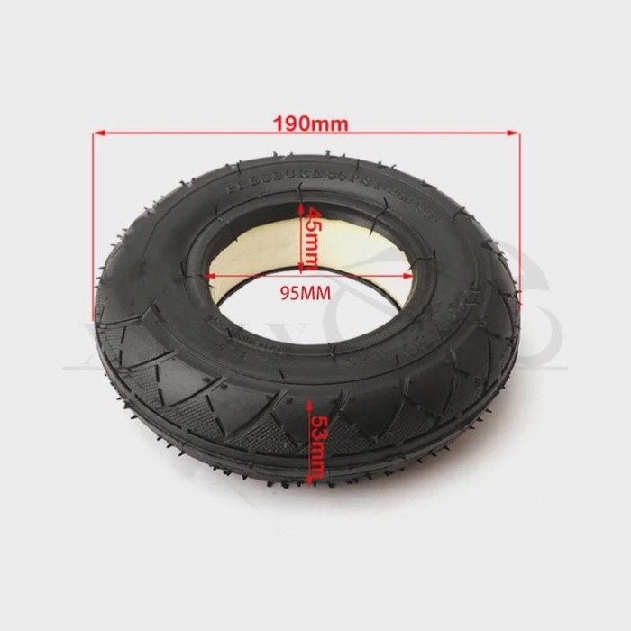 Solid Tubeless Tire 200 X 50 (8x2) Solid/Foam Filled Tire 200x50 For Razor E100 E125 E200 Scooter W