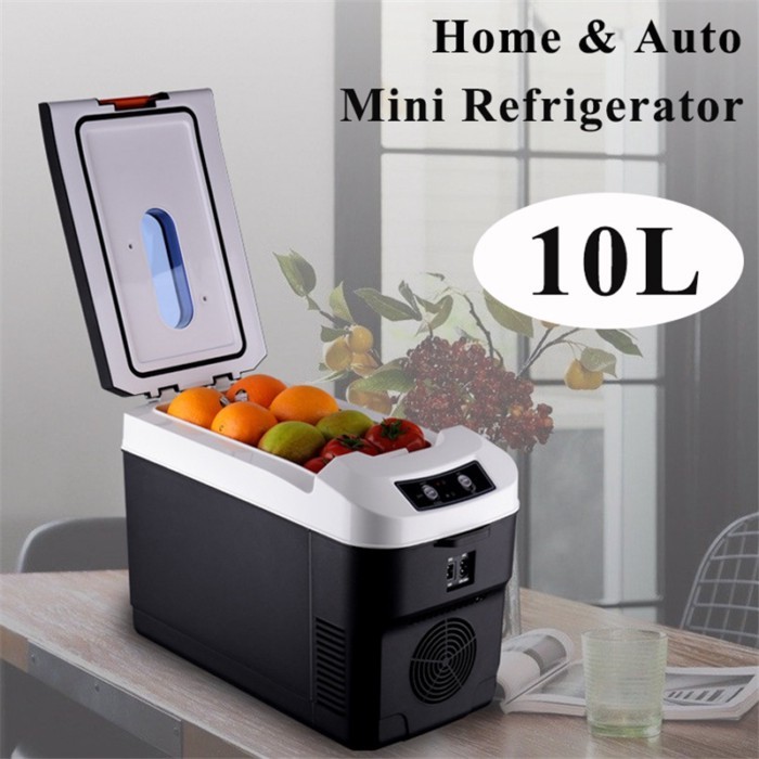 10L Car Home Refrigerator Mini Fridges 12/24V 110/220V Freezer Cooler Heater Food Storage Box for C
