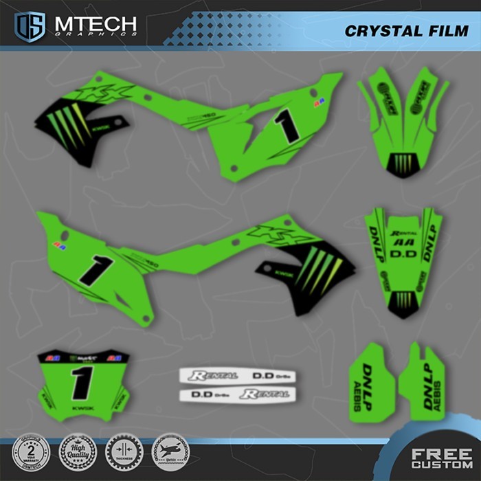 DSMTECH MOTOR For KAWASAKI KXF450 KX 450 2019 2020 2021 2022 2023 KXF250 KXF 250 2021-2024 Motorcyc