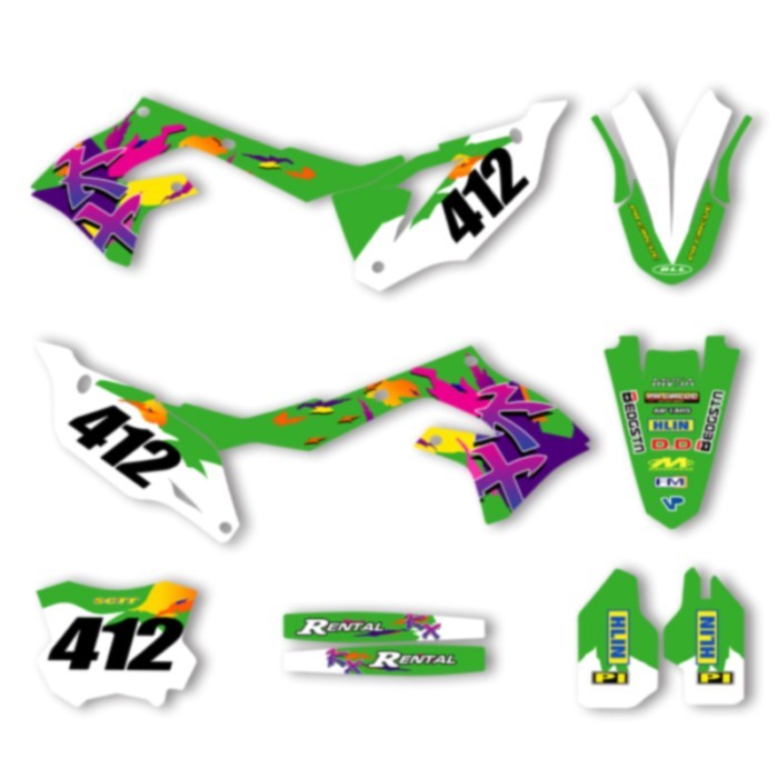 DSMTECH For KAWASAKI KXF450 KX 450 2019 2020 2021 2022 2023 KXF250 KXF 250 2021-2024 Motorcycle Gra