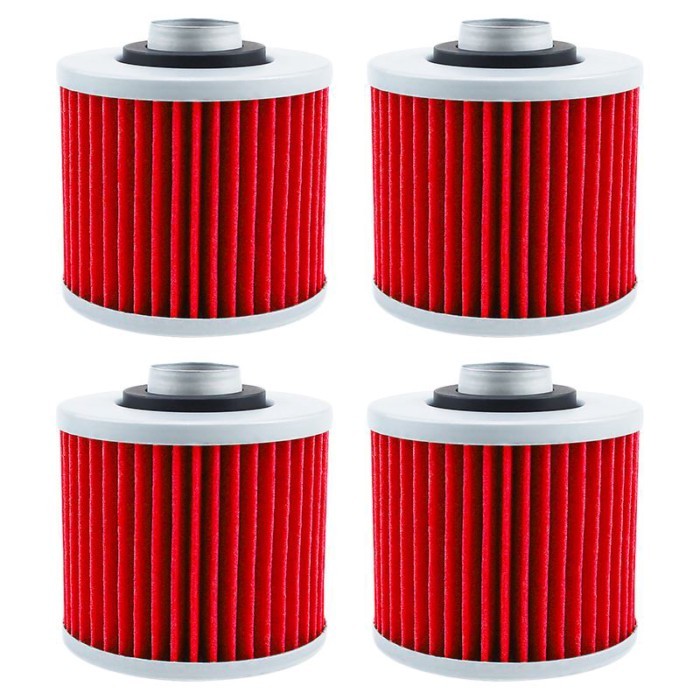 1/2/4 Pcs Motorcycle Oil Filter for Yamaha TT250 TT500 TT600 TT600R XT250 XT400 XT500 Tenere XT600Z