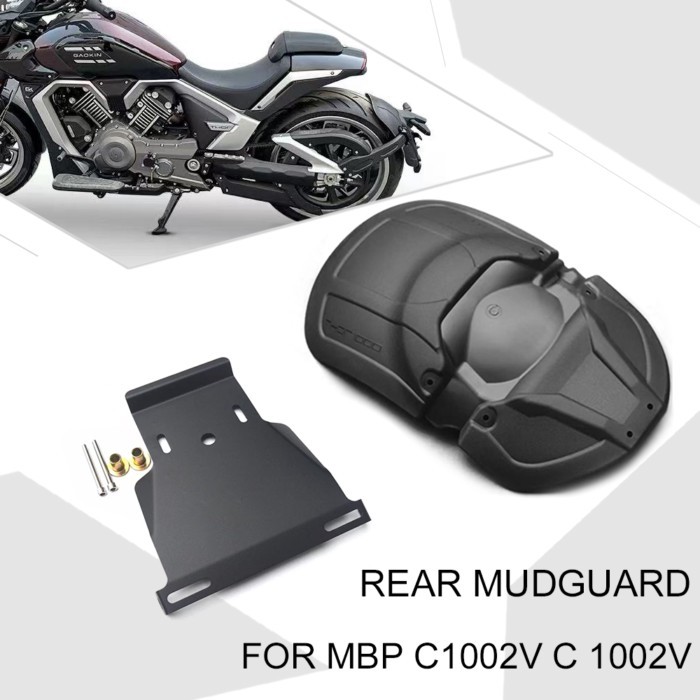 New For MBP C1002V C 1002V Motorcycle Modified Rear Fender License Plate Frame Fit MBP C1002V C1002