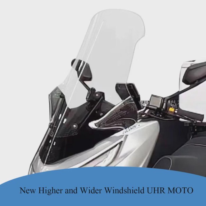 New Fit UHR 150 / UHR 125 Motorcycle Accessories Sports Windshield Windscreen For Haojue UHR150 / U
