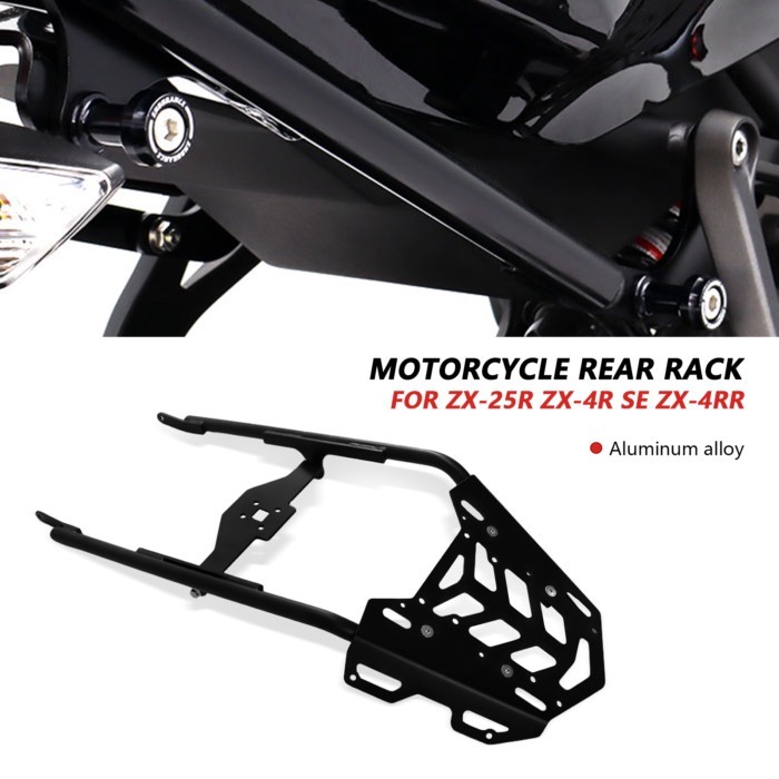 For ZX-4R ZX-4RR ZX-25R ZX4R ZX4RR ZX25R 2025 motorcycle rear luggage rack cargo support rack brack