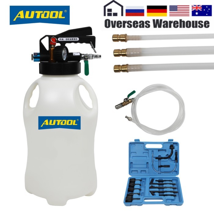 AUTOOL 10L Pneumatic Automatic Gearbox Oil Changer Automatic Transmission Pumping Changer Gearbox F