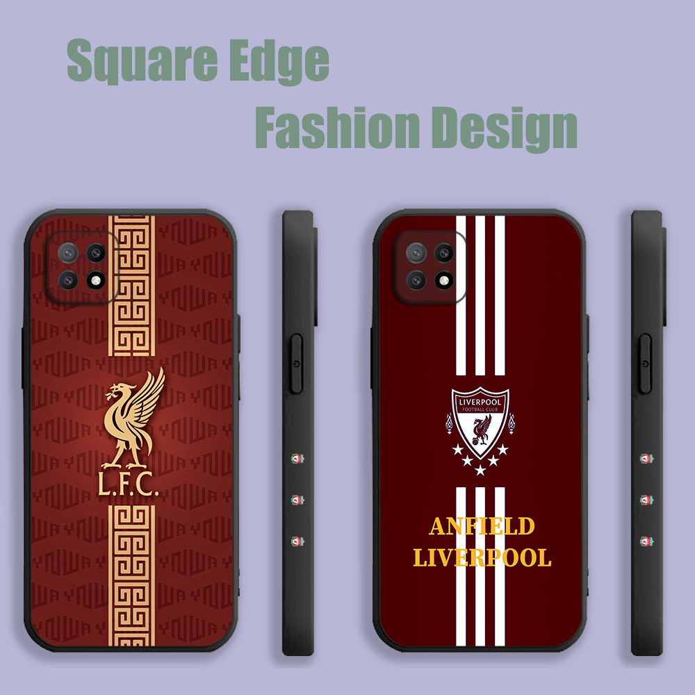 ปลอกสําหรับ Samsung Galaxy S25 S25 ULTRA A16 A36 Liverpool Fc โลโก้ศิลปะสีดํา Red Bird ความงาม SDX08