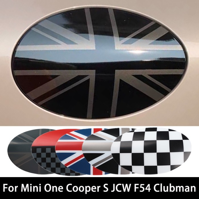 For Mini One Cooper S JCW F54 Clubman Car Fuel Tank Cap Protective Sticker Cover Decoration Styling
