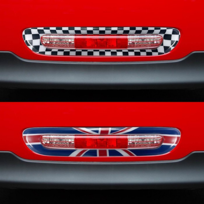 Rear Fog Light Lamp Frame Decoration Cover Trim Sticker For MINI R56 Cabrio R57 LCI Cooper R58 Road