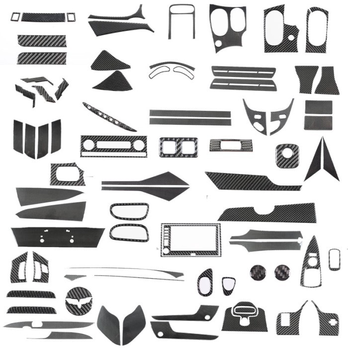 Car Kit Stickers for Chevrolet Corvette C6 Z06 ZR1 04-13 Carbon Fiber Car Accessories Dash Trim Gea