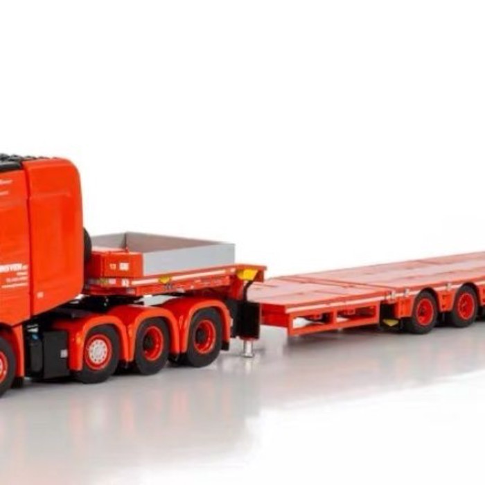 WSI 1: 50 MB MP5 8X4 6 แกน Low Plate Trailer รุ่น Van Grinsven 01-3409
