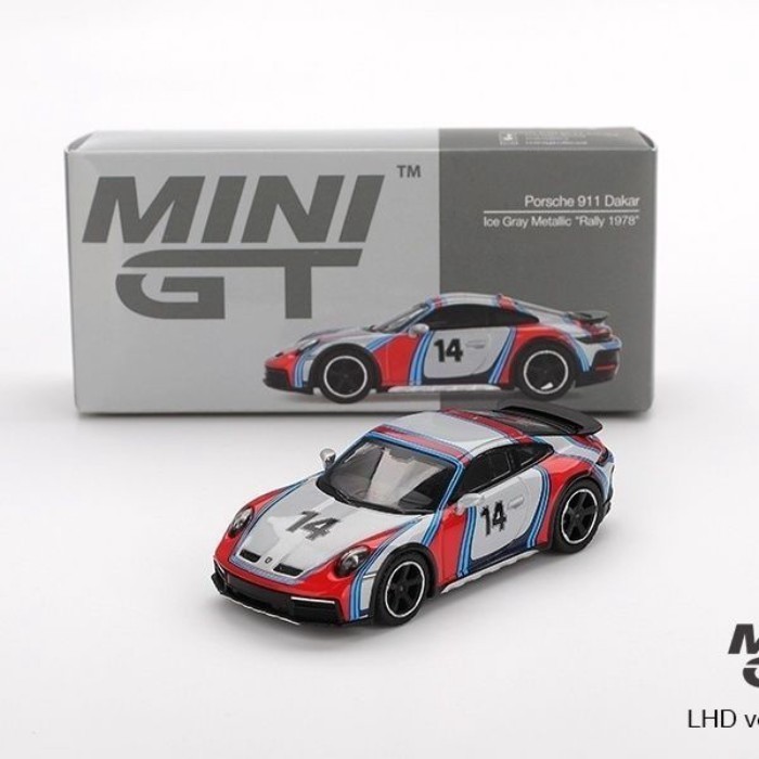 [คลังสินค้าพร้อม] MINI GT No. 964 1/64 ปอร์เช่ 911 จําลองรถโลหะผสมรุ่นคอลเลกชัน