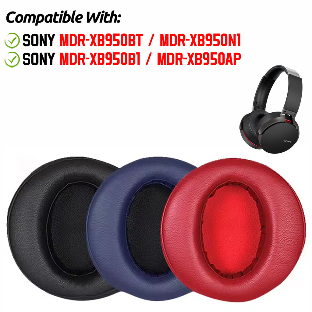 สําหรับ Sony MDR-XB950BT MDR-XB950N1 MDR-XB950B1 MDR-XB950AP หูฟังแผ่นรองหูฟังฟองน้ําชุดหูฟัง Earmuffs เปลี่ยนฝาครอบ