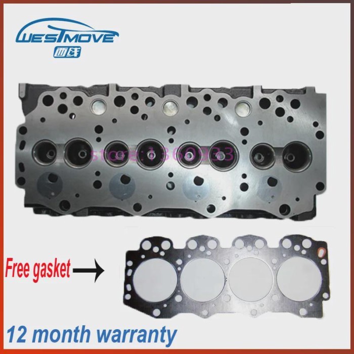 JTA ENGINE  cylinder head for Kia Gran Besta GS / Besta GS / K3000 2956CC 3.0  D SOHC 8V 2000- OK75