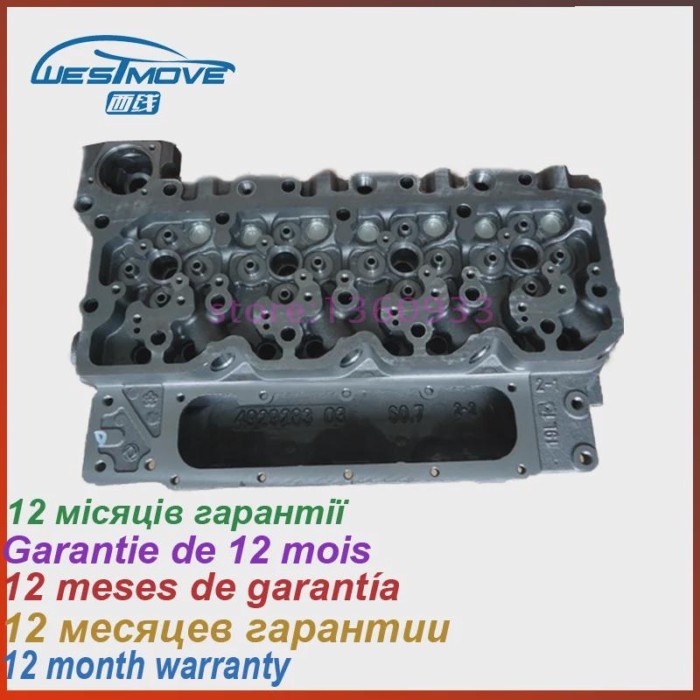 cylinder head for Cummins ENGINE :  ISDE  4 cylinder  4.5L   C4941495  C4941496